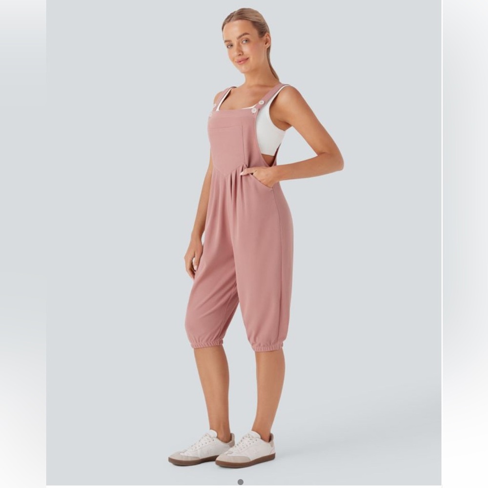 HALARA Dusty Pink Sleeveless Jumpsuit